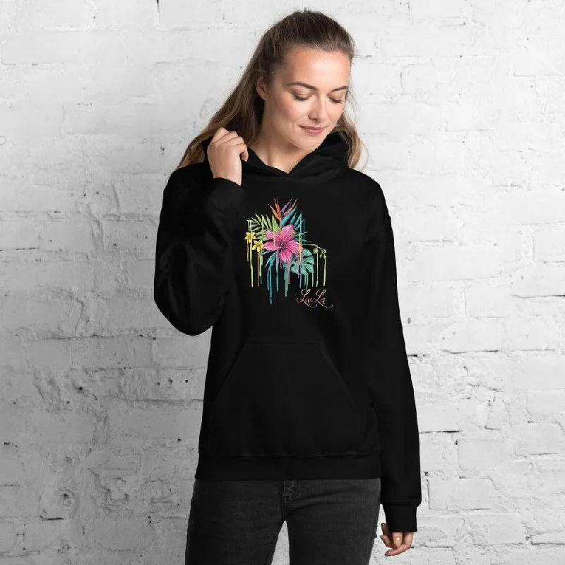 LaLa D&C  Women's Graphic Logo Hoodie