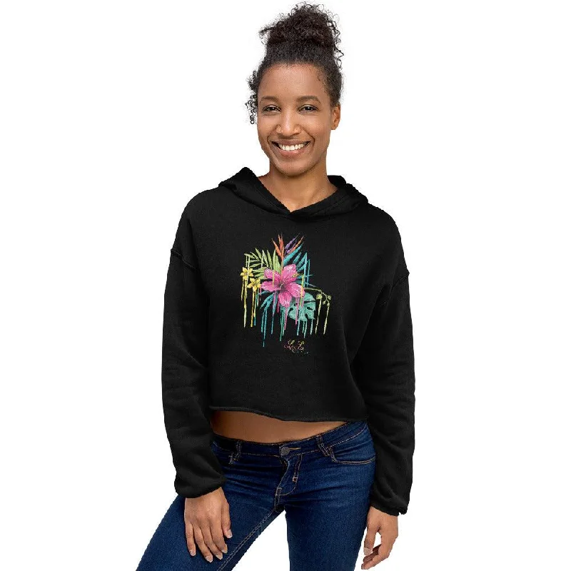 LaLa D&C Crop Hoodie