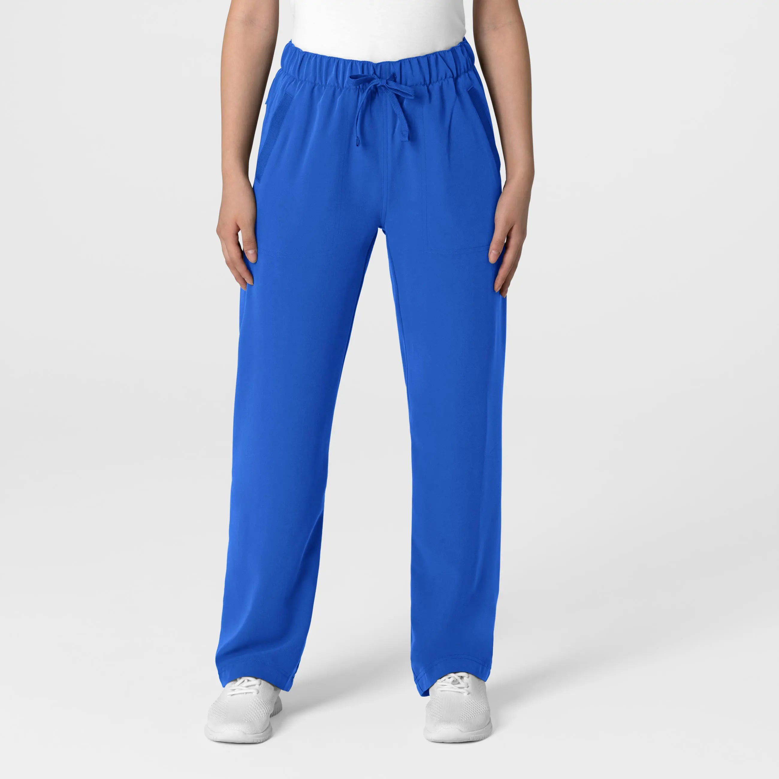 Wink Women's Stovepipe High-Low Hem Scrub Pant - Royal Blue