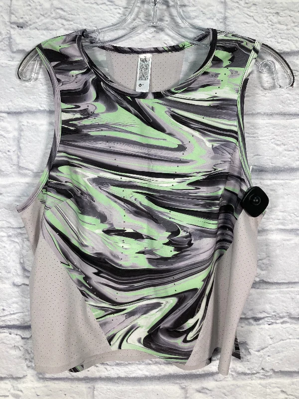 Green & Grey Athletic Tank Top Lululemon, Size M