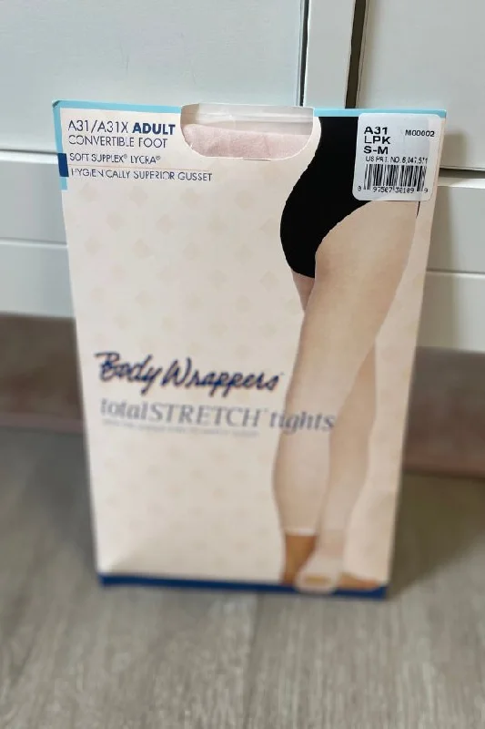 Adult TotalSTRETCH Convertible Dance Tights - Light Pink