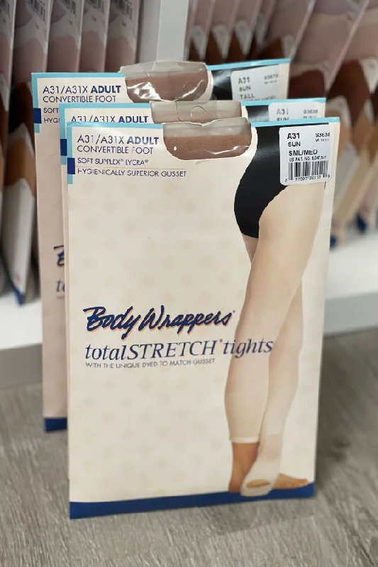 Adult TotalSTRETCH Convertible Dance Tights - Suntan